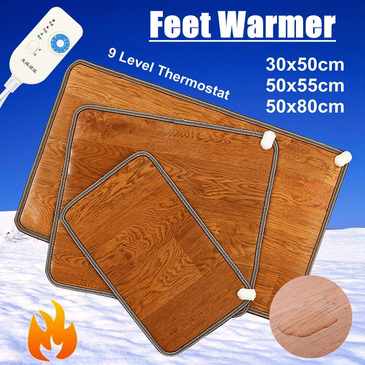 BowLift | Heating Mat - Foot Warmer Mat - Heated Foot Mat