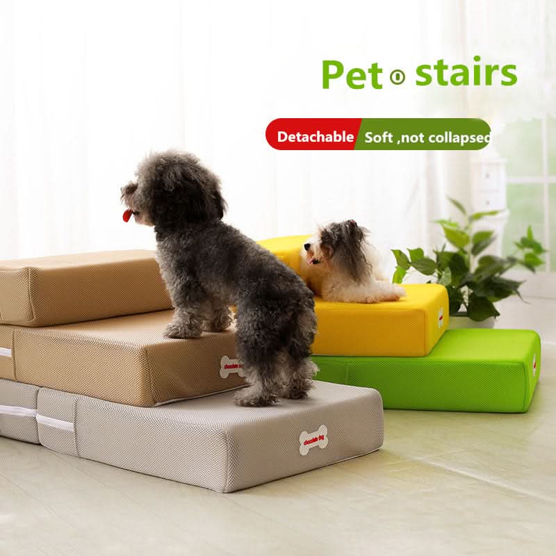BowLift | Luxury dog steps for safe access to couch & bed