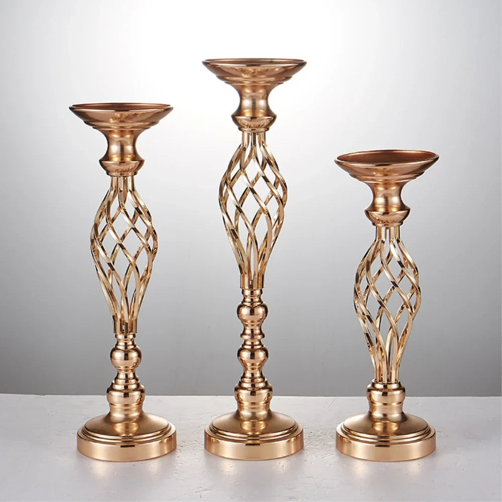 BowLift | Elegant Candle Holder Set with Metal Stand