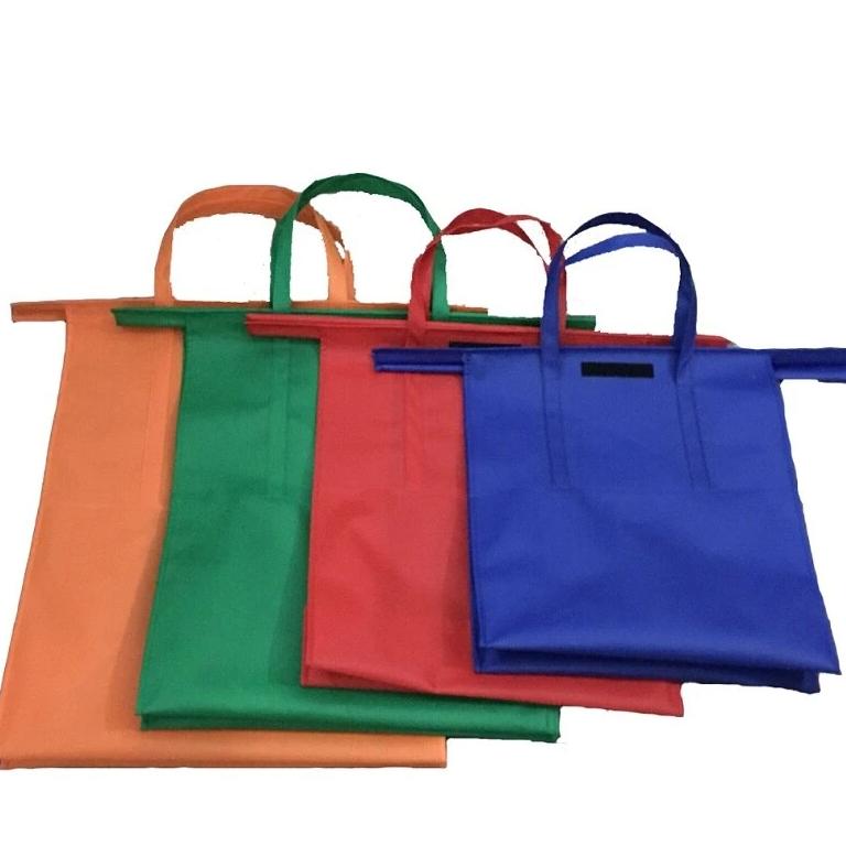 BowLift | EcoSmart Shopping Cart Trolley Bags (Set of 4) | Reusable Grocery Organiser System
