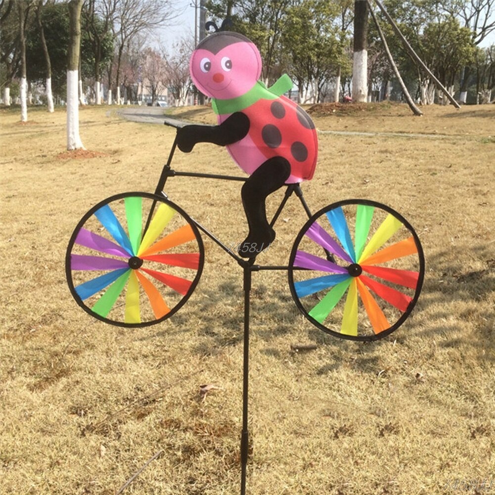 BowLift | Animal Bicycle Wind Spinner: Outdoor Decoration