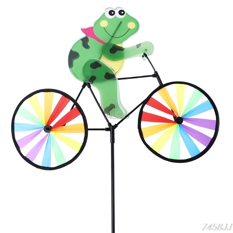 BowLift | Animal Bicycle Wind Spinner: Outdoor Decoration