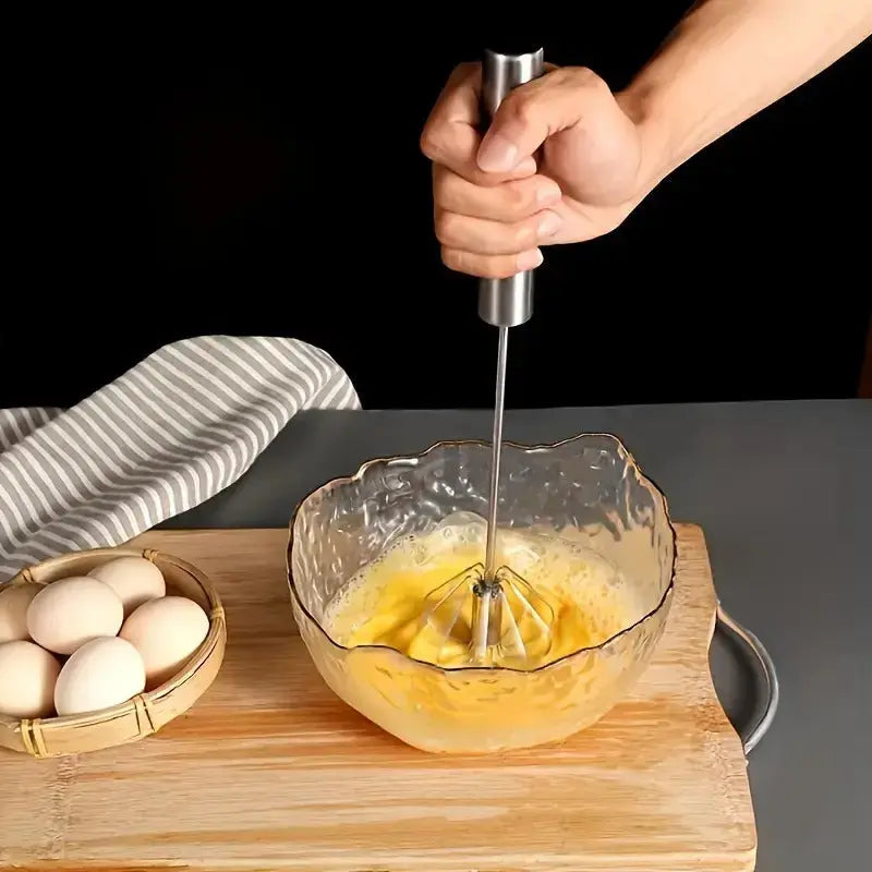 BowLift | Semi-automatic stainless steel whisk – Fast, robust & without electricity