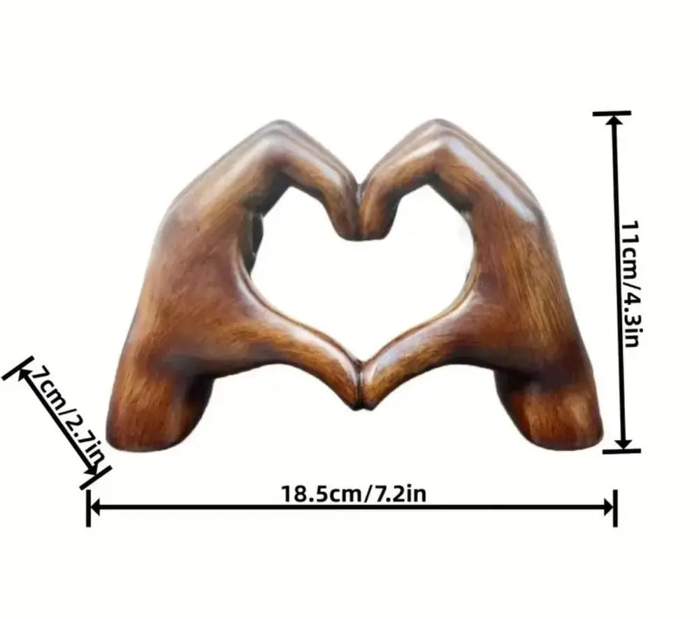 BowLift | Handcrafted heart sculpture with modern wood grain