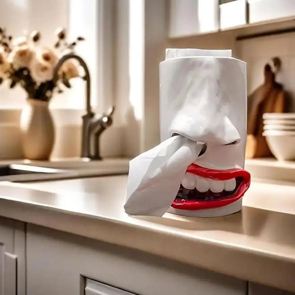 BowLift | Handcrafted funny face towel holder