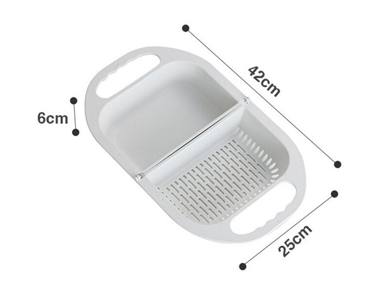 BowLift | Collapsible Fruit Vegetable Drain Basket