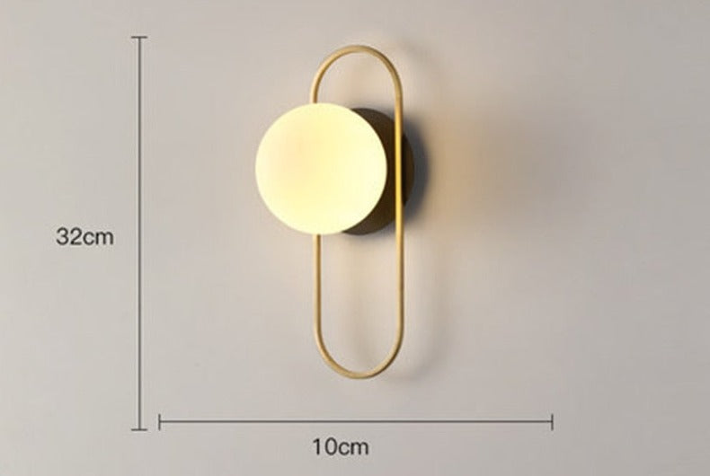BowLift | BulbAura - Scandinavian Wall Lamp