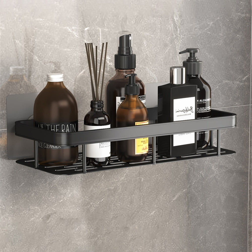 BowLift | Bathroom shelves corner shelf without drilling shower shelf holder