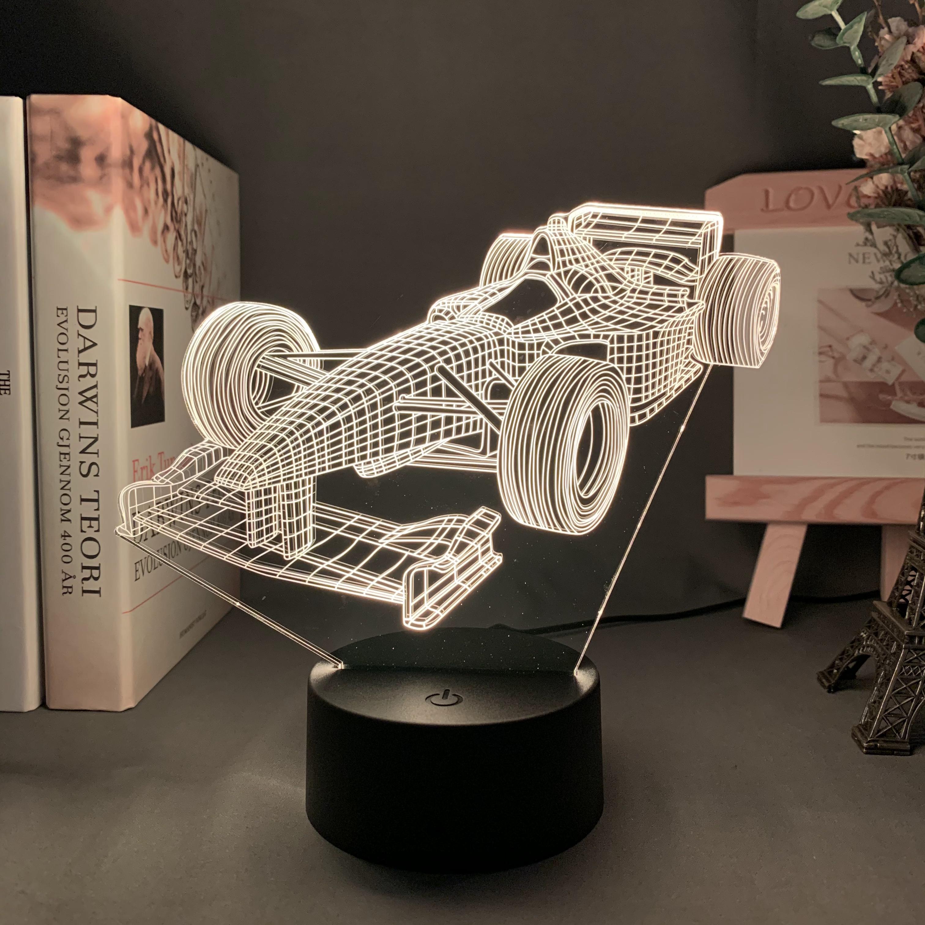 BowLift | Formula-1-3D-Illusion lamp with color mode