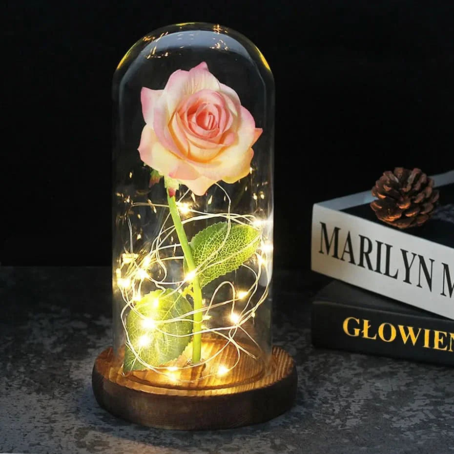 BowLift | Eternal Rose in Glass Dome with LED Lights