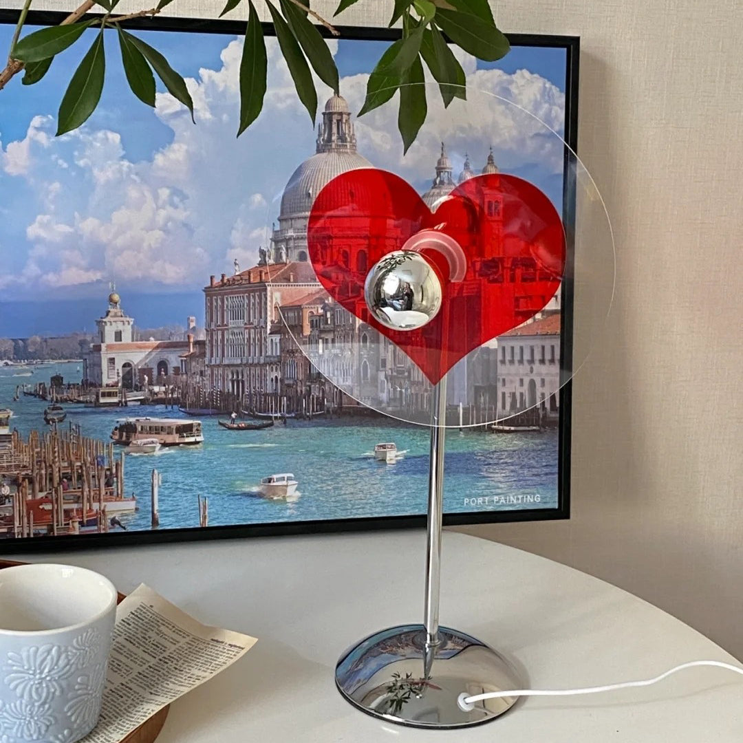 BowLift | LoveGlow – Elegant Table Lamp with Rechargeable LED