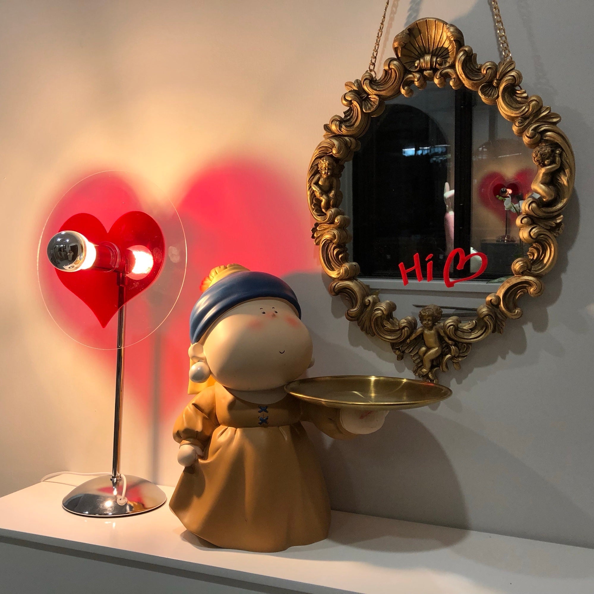 BowLift | LoveGlow – Elegant Table Lamp with Rechargeable LED