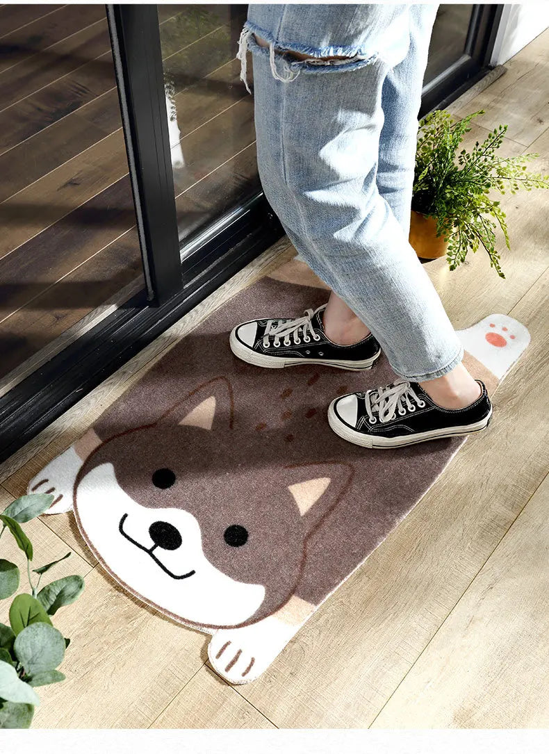 BowLift | Cute Animal Non-Slip Mat – Pet Design for Kitchen, Bathroom and Hallway