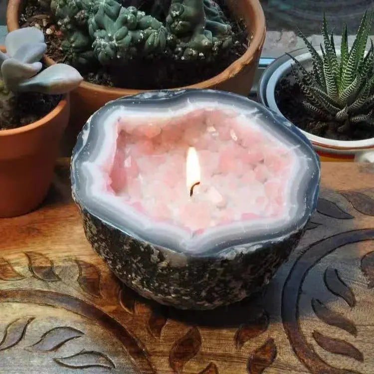 BowLift | Healing Energy Crystal Candle for Relaxation and Positive Energy