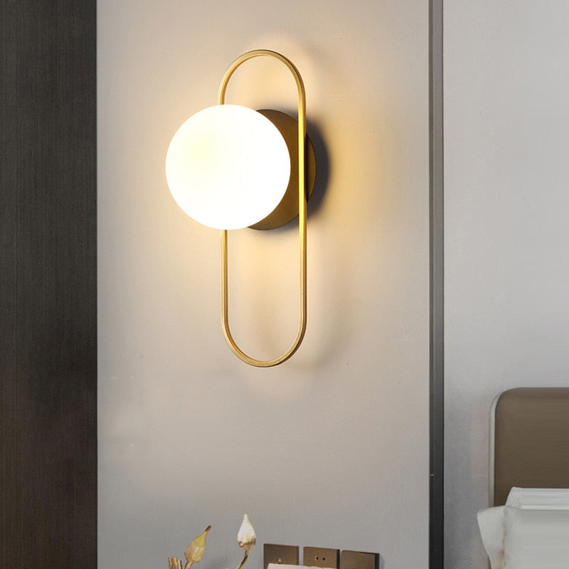 BowLift | BulbAura - Scandinavian Wall Lamp
