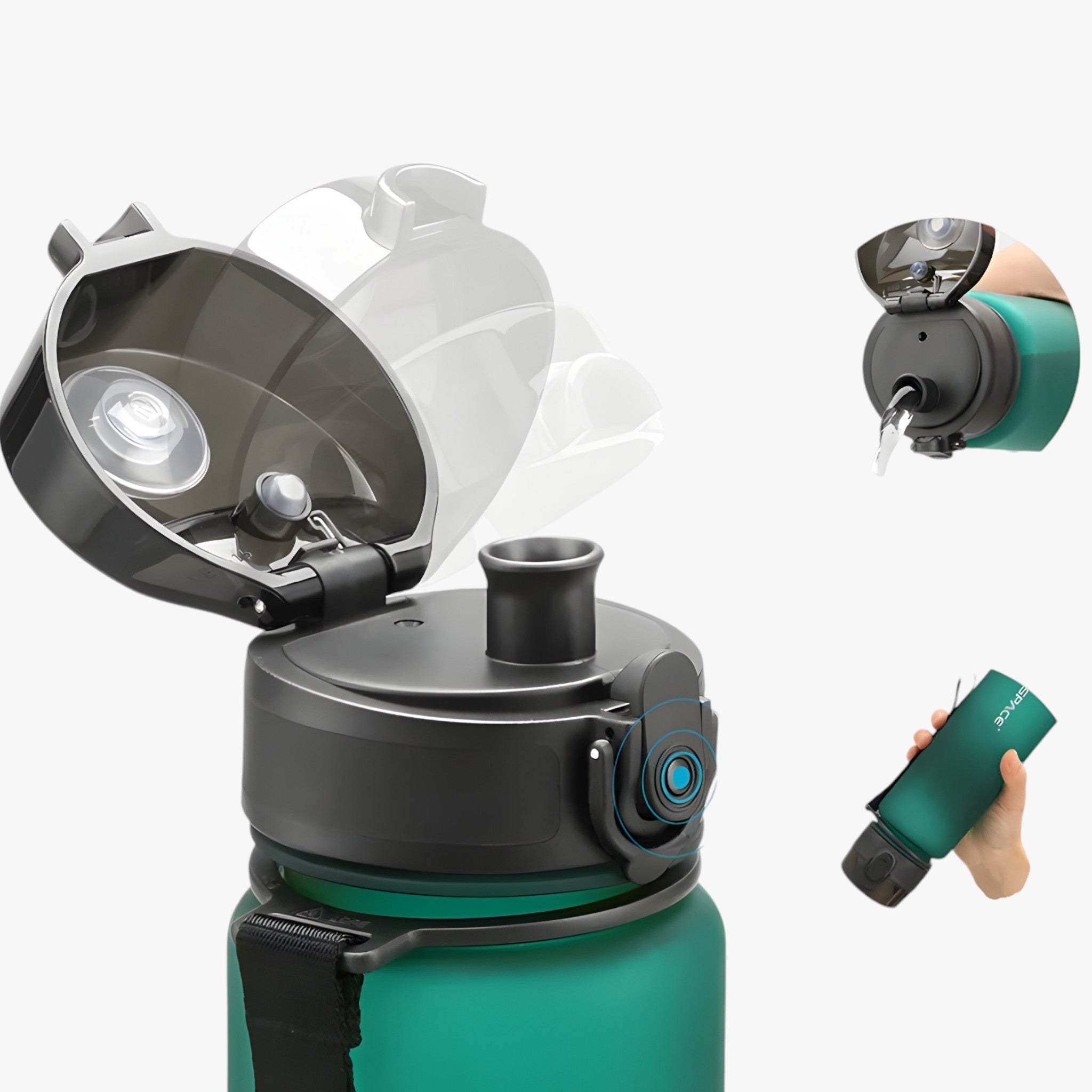 BowLift | HydraShake | Sport Shaker Bottle - BPA-free and leak-proof