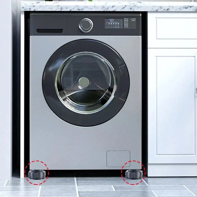 BowLift | Height Adjustable Washing Machine Feet – up to 94% less vibrations (Set of 4)