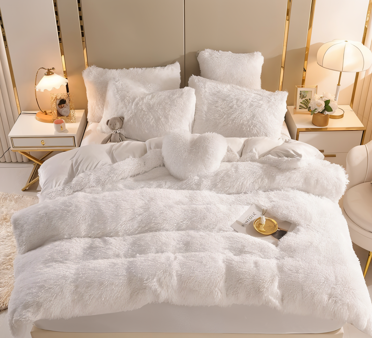 BowLift | FLUFFUREST – Plush Fleece Bedding Set