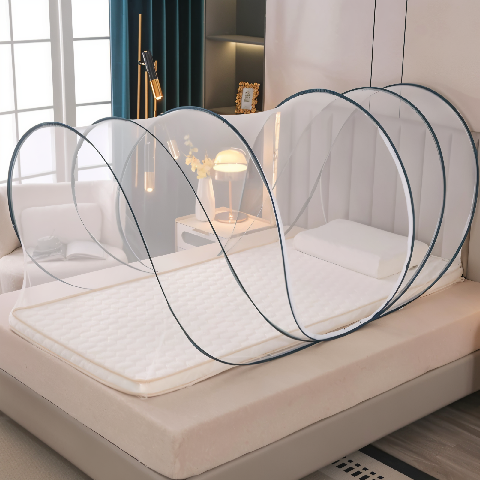BowLift | CircleGuard – Foldable Round Mosquito Net in Compact Travel Size