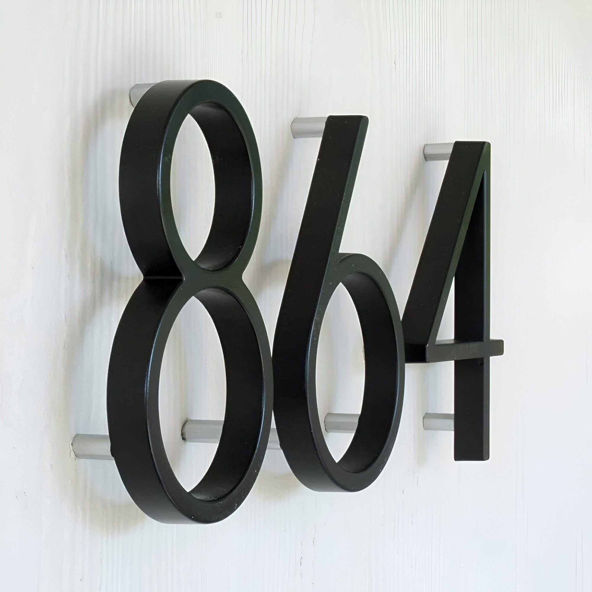 BowLift | Black Full House Number - House Number Modern - House Number Sign