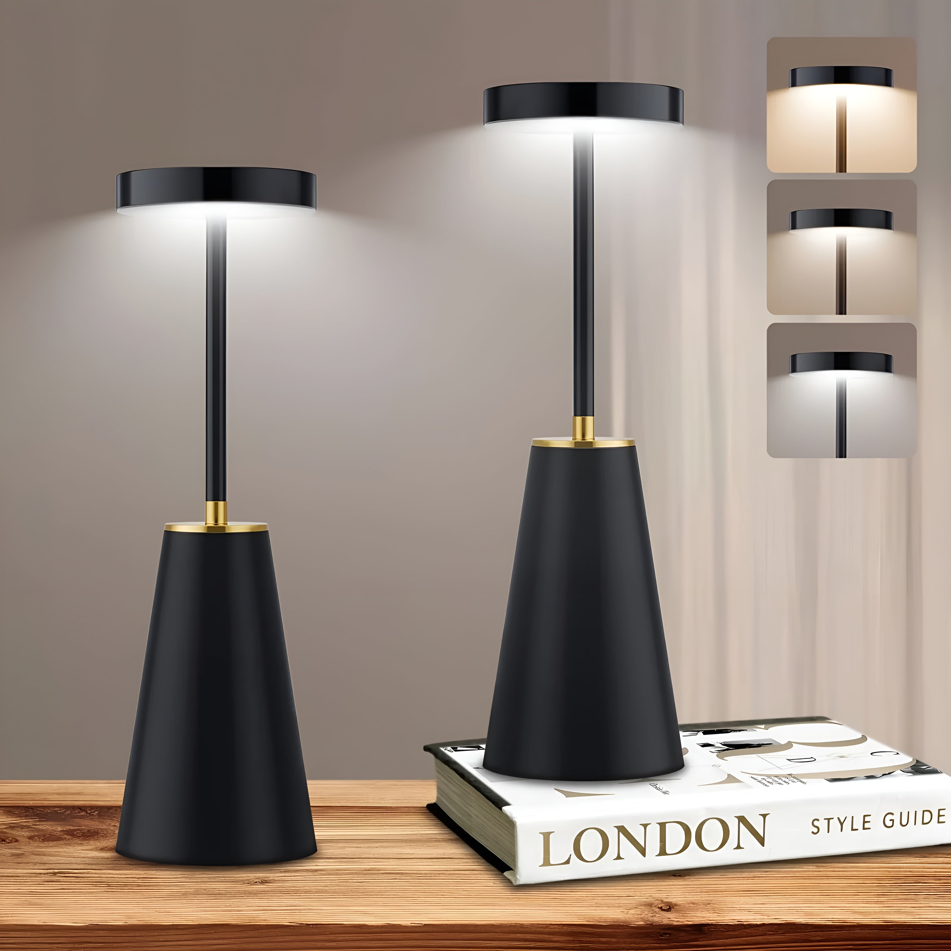 BowLift | Wireless Luxury Table Lamp Modern Dimmable Lighting