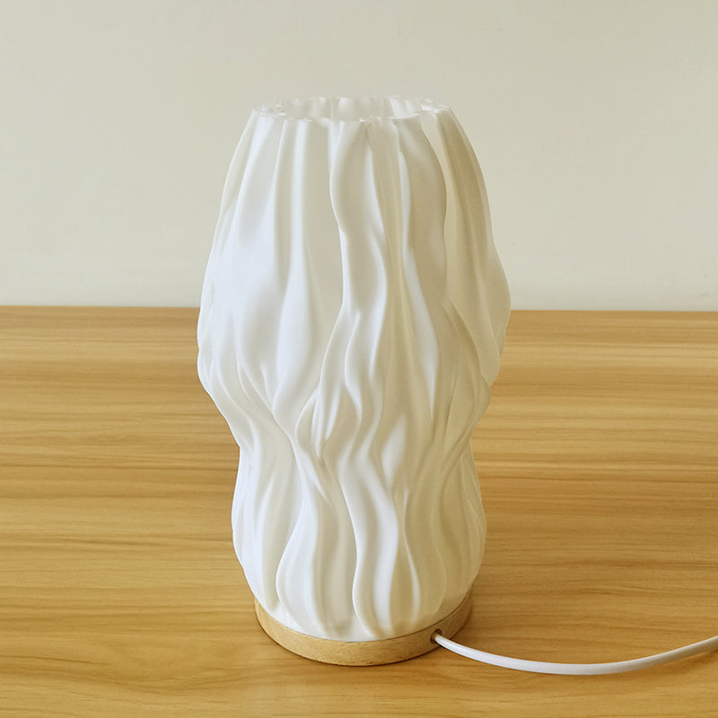 BowLift | Frenchlight Table Lamp - Elegant Pleated Table Lamp in French Cream for Atmospheric Spaces