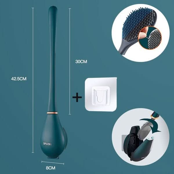 BowLift | Hygienic Silicone Toilet Brush with Holder