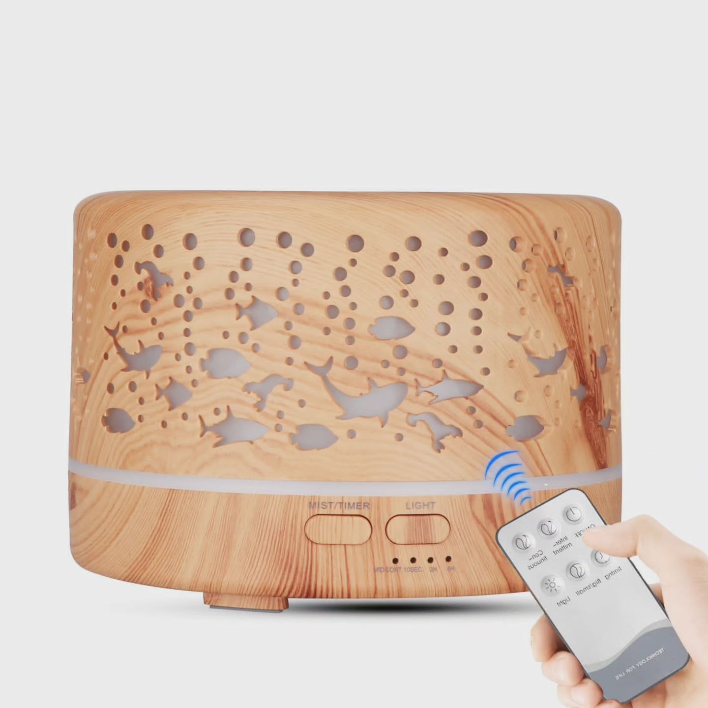 BowLift | Ultrasonic Aroma Diffuser Humidifier with Remote Control