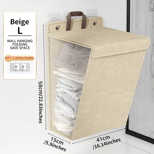 BowLift | Wall-mounted folding laundry basket