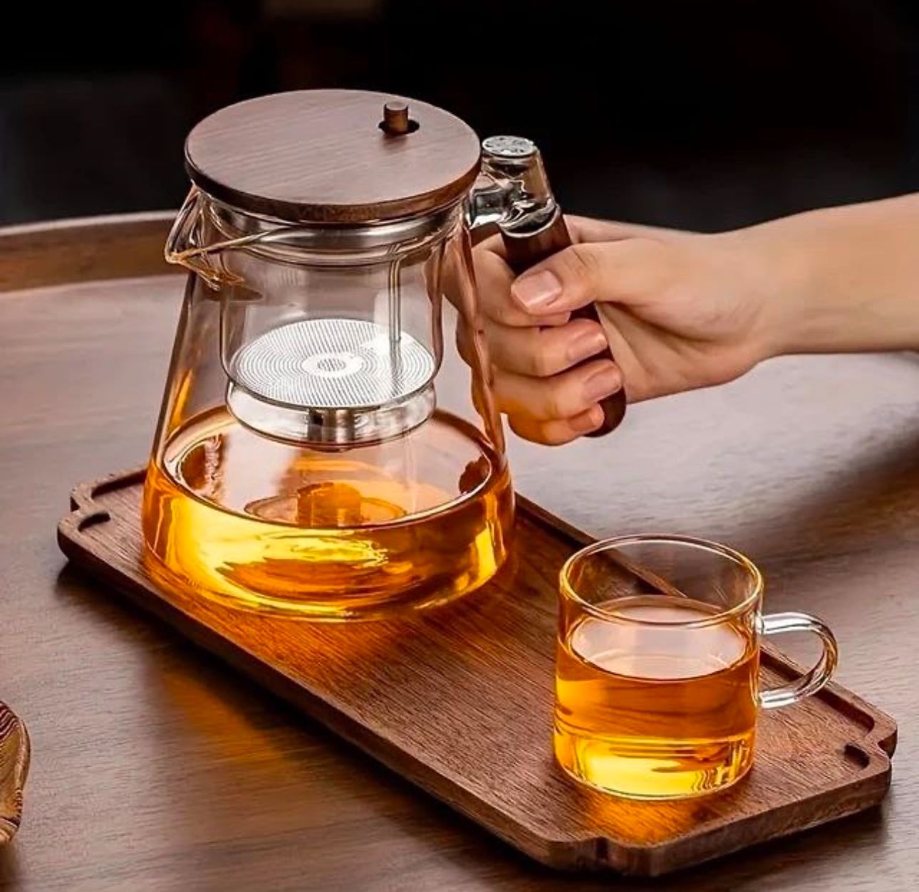 BowLift | Glass Teapot