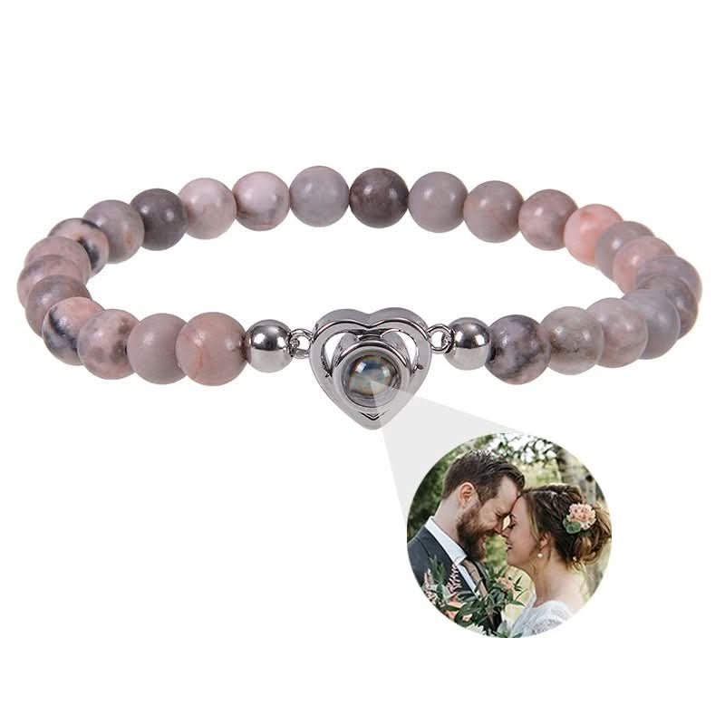 BowLift | Projection bracelet with infinity heart and personalized photo