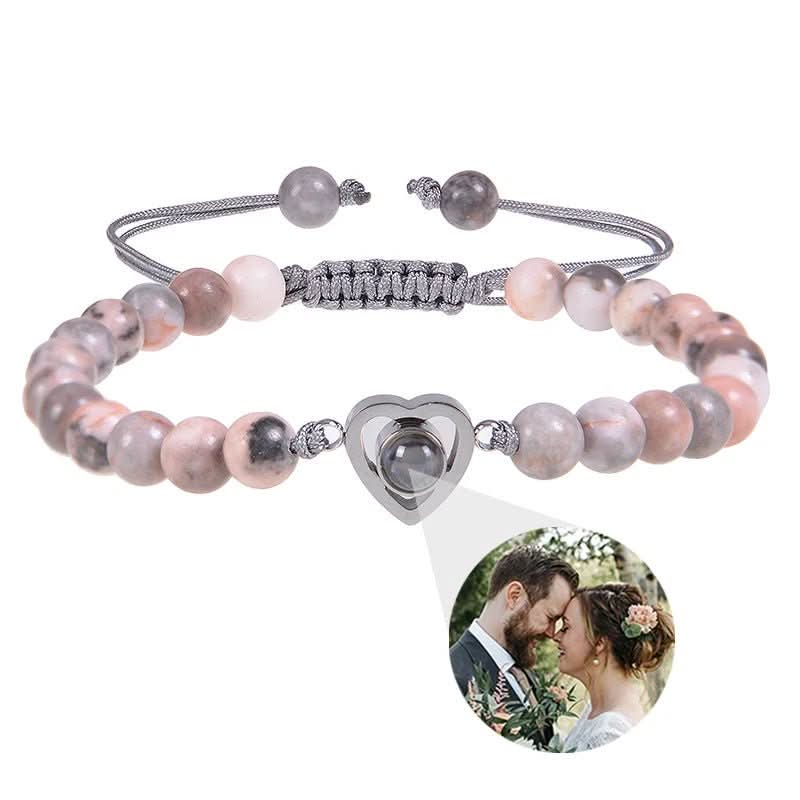 BowLift | Projection bracelet with infinity heart and personalized photo