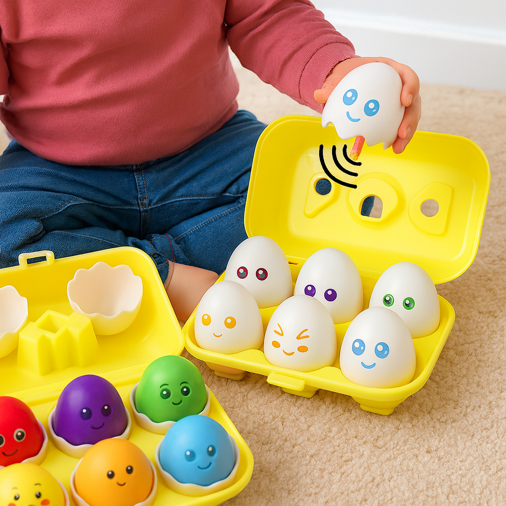 BowLift | Educational Plastic Colour Matching Egg Toy