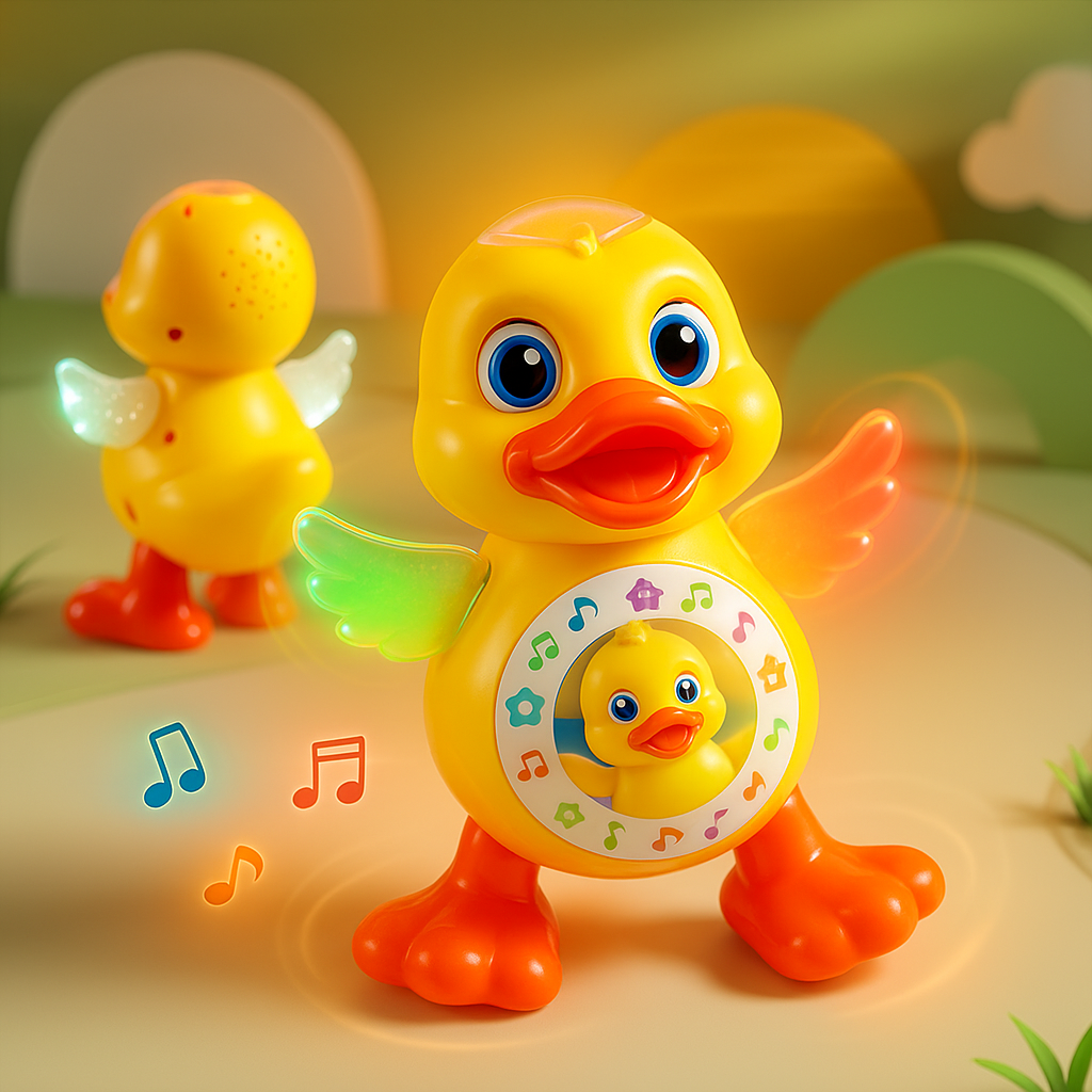 BowLift | Interactive Musical Dancing Duck Toy for One-Year-Old Child - Interactive Toy for 2-Year-Old