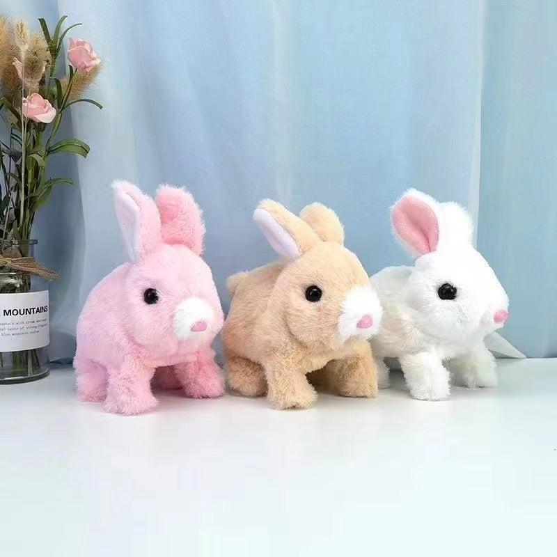BowLift | Interactive Plush Bunny Jumping Toy - Soft Plush Toy for Kids, Various Colors