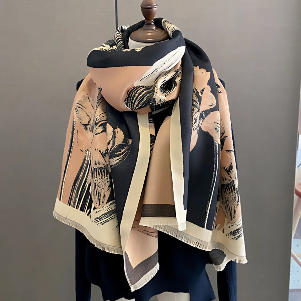 BowLift | Iris Floral Soft Scarf Shawl