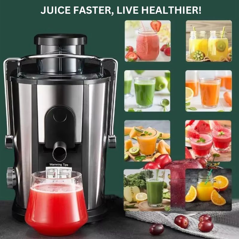 BowLift | 800W Electric Juicer Machine with Dual Speed Settings