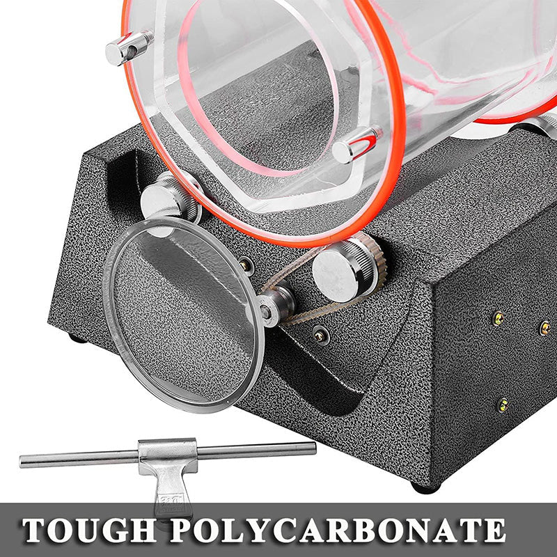 BowLift | Jewelry Polisher Tumbler Rotary Tumbler Surface Polisher 5Kg 11 Lbs Capacity 60W Jewelry Polishing Finishing Machine Mini Polisher Tumbler