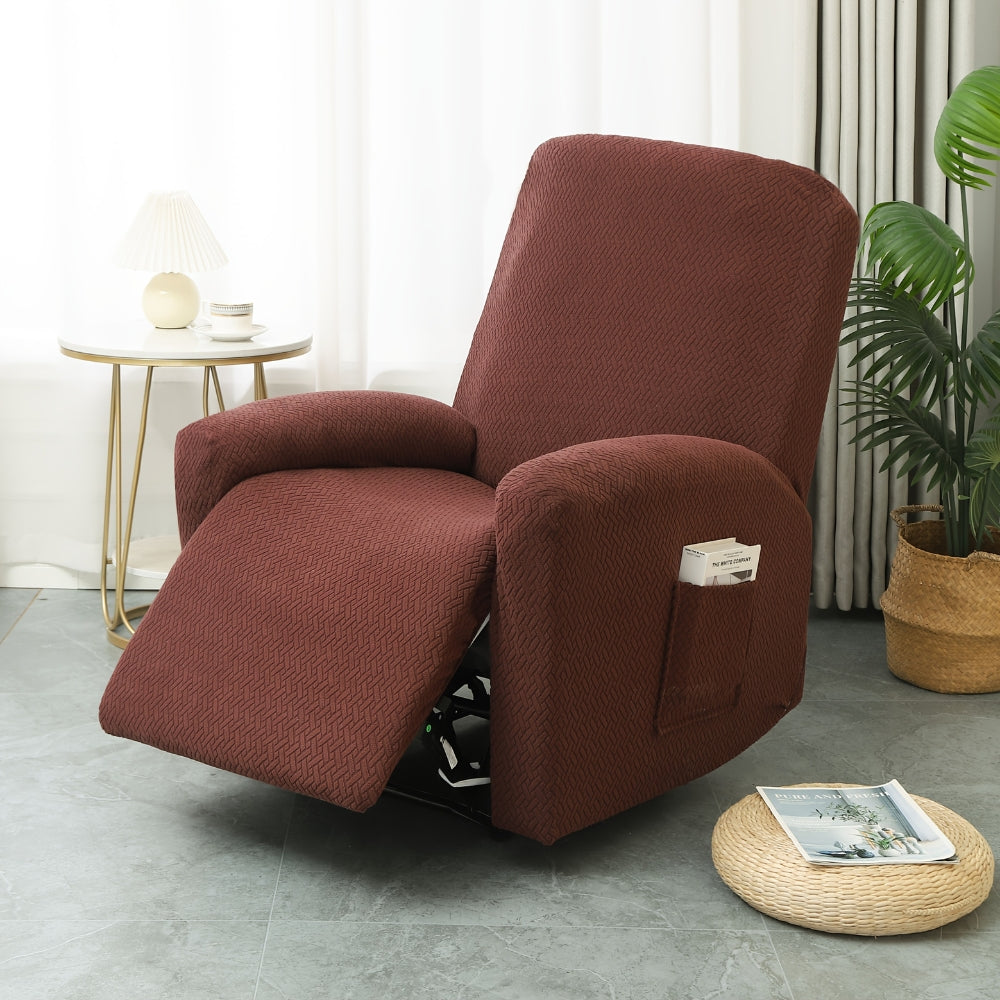 BowLift | Juno Fitted Recliner Chair Cover Soft Pocket