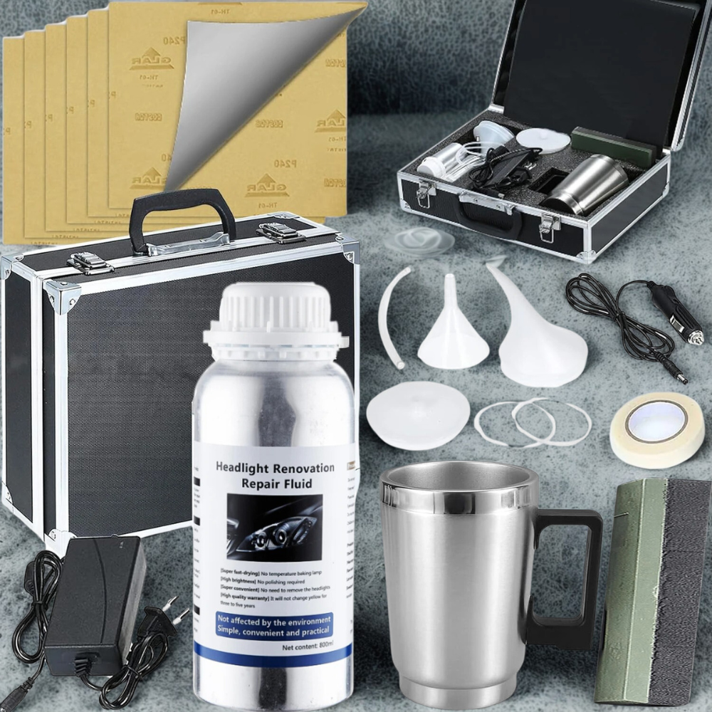 BowLift | Headlight Restoration Kit | ClearVision | Car Headlight Repair & Polishing System