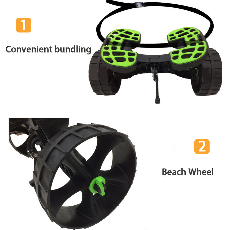 BowLift | Kayak Trailer, Plastic Trailer, Adjustable Platform Boat Trolley, Mobile Beach Cart, Rowing Trolley