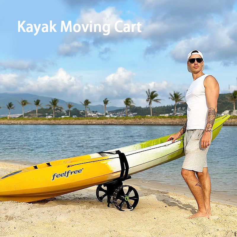 BowLift | Kayak Trailer, Plastic Trailer, Adjustable Platform Boat Trolley, Mobile Beach Cart, Rowing Trolley
