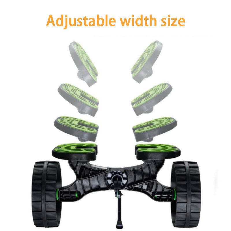BowLift | Kayak Trailer, Plastic Trailer, Adjustable Platform Boat Trolley, Mobile Beach Cart, Rowing Trolley