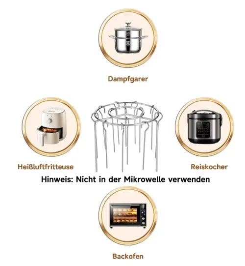 BowLift | Kebab Grill for Hot Air Fryers – Even Cooking & BBQ Enjoyment