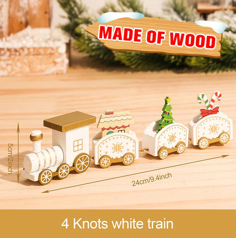 BowLift | Kerst Trein Decoratie – Houten of Plastic Kersttrein voor een Feestelijke Sfeer