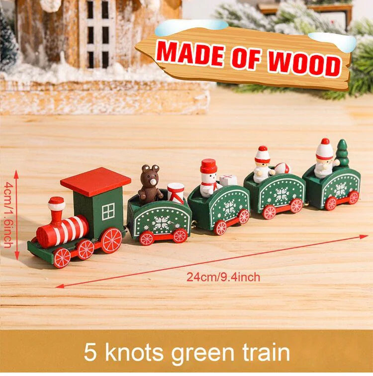 BowLift | Kerst Trein Decoratie – Houten of Plastic Kersttrein voor een Feestelijke Sfeer