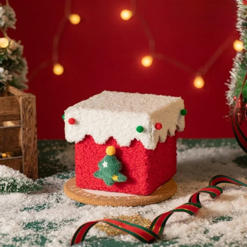 BowLift | Kerstcadeaudoos met Appelontwerp – Stevige Geschenkverpakking met Feestelijke Vorm