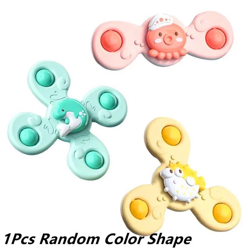 BowLift | Colorful Insect Fidget Spinner, Learning Bath Toy for Children