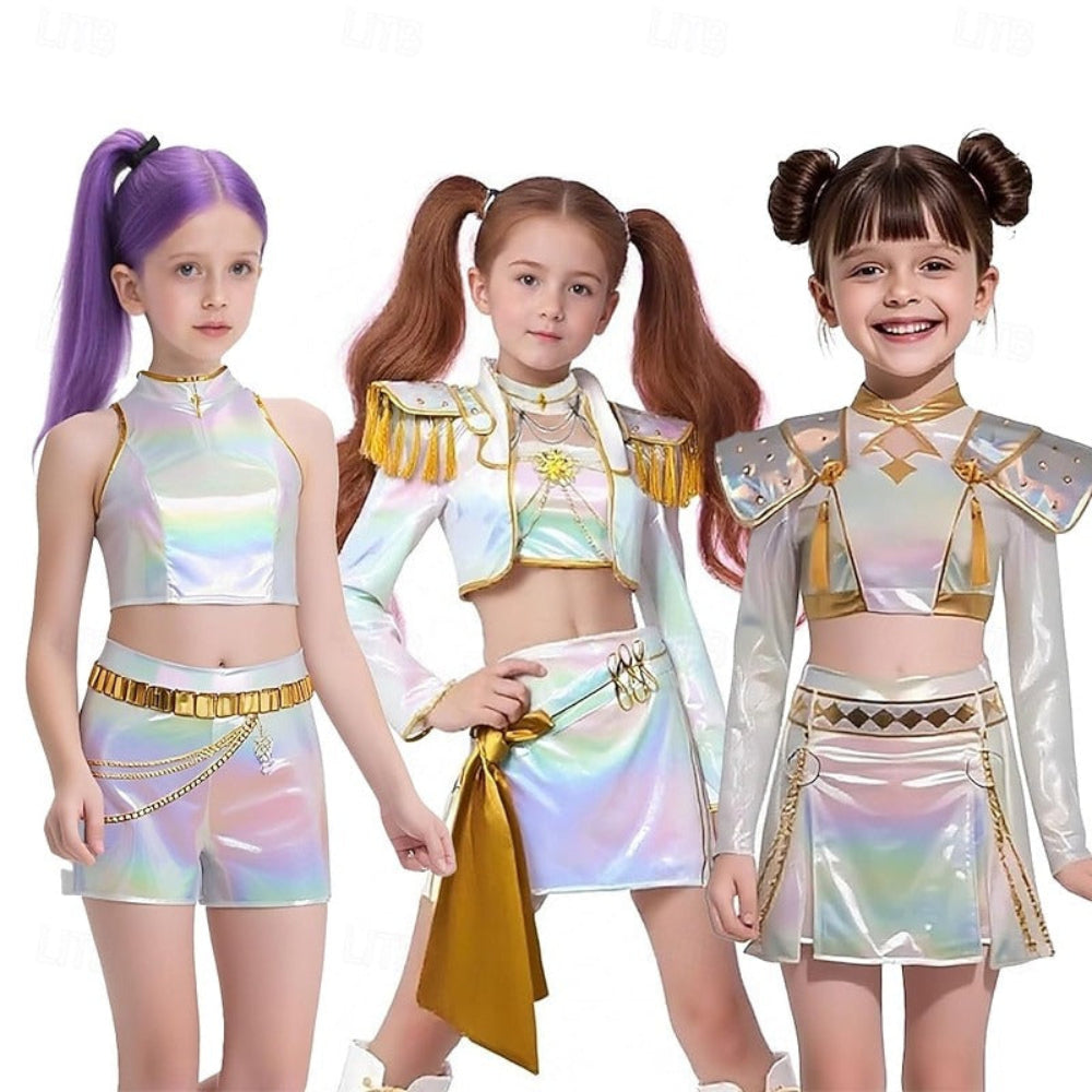 BowLift | Kpop Halloween Costume Girls Holographic Outfit