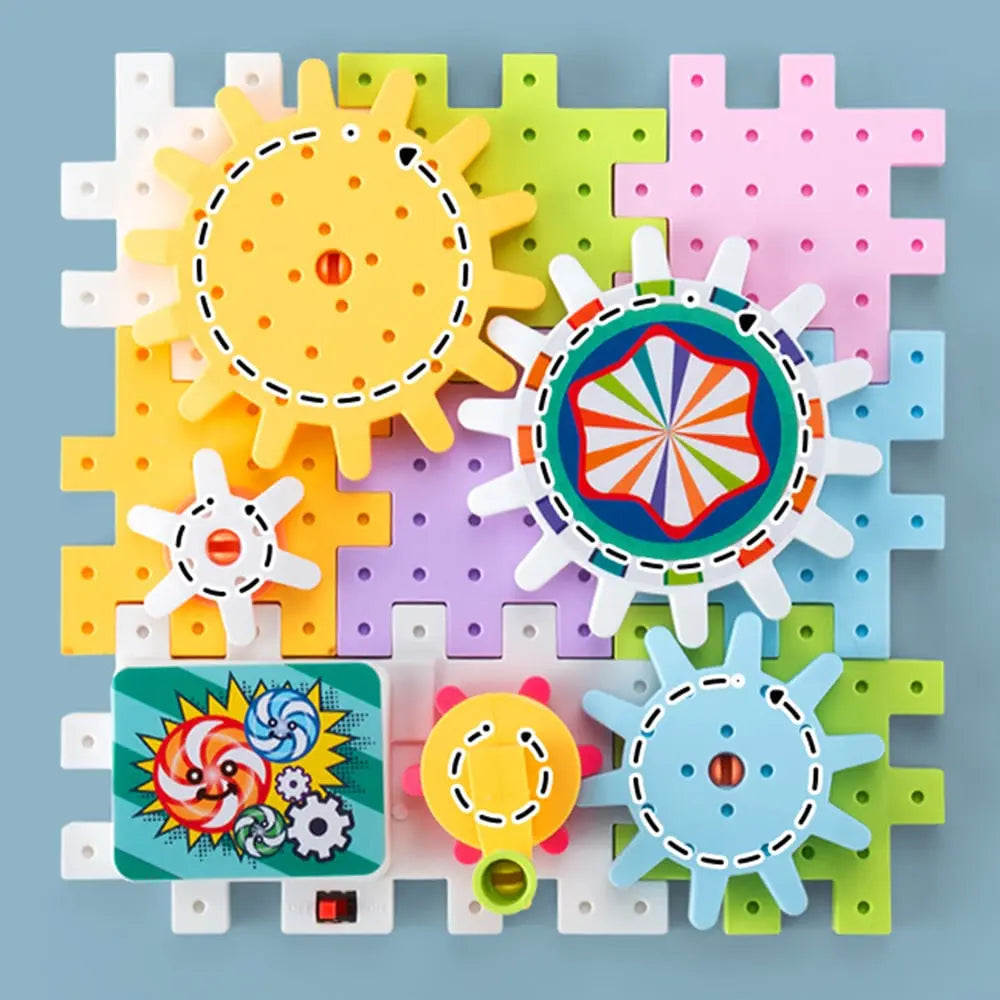 BowLift | Kids Motorized Gear Building Blocks — Creative STEM Toy Set